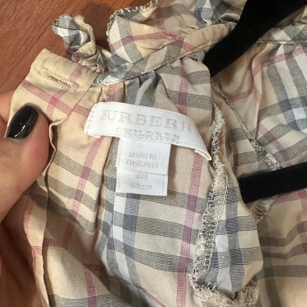 Burberry Kids Plaid Dress and Bloomers - Beige, Pink, Blue
